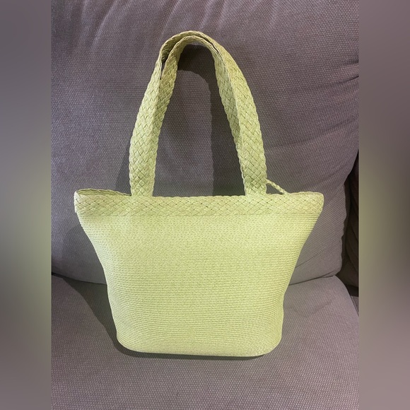 Eric Javits Green Squishee© Tote Purse - Medium Size - Picture 3 of 9